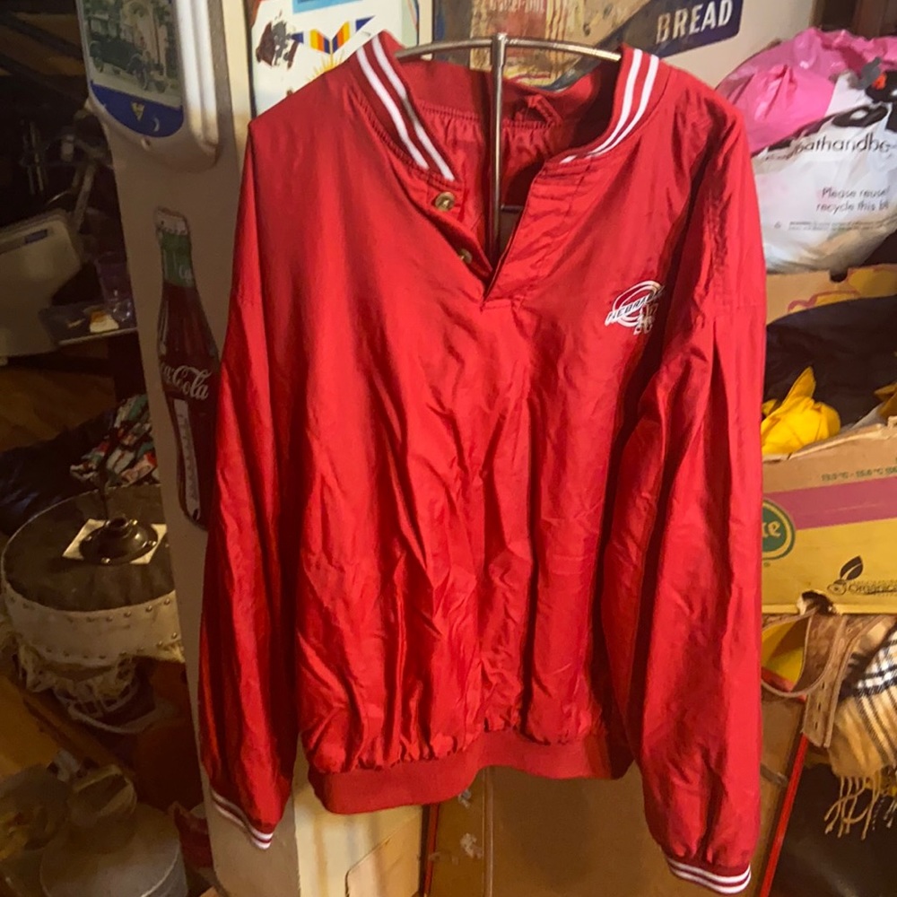 Vintage Nebraska huskers B boa pull over jacket